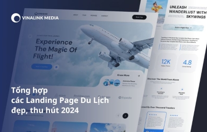 Tổng hợp các Landing Page Du Lịch đẹp, thu hút 2024